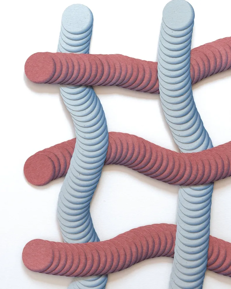 No.31 by Haneno Suzuki (Haneno Suzuki: Paper weaving)