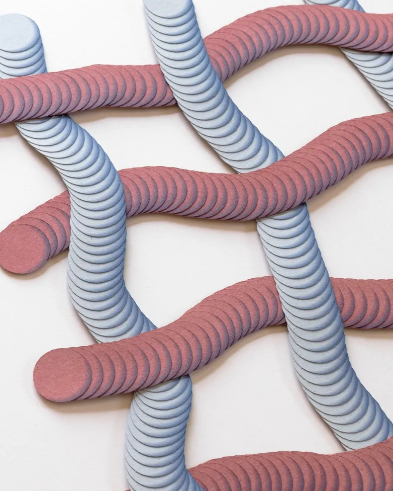 No.31 by Haneno Suzuki (Haneno Suzuki: Paper weaving)