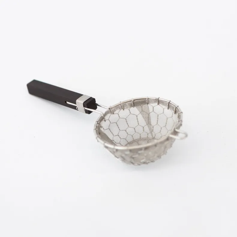 Kanaami-Tsuji Tea Strainers with Rosewood Handle
