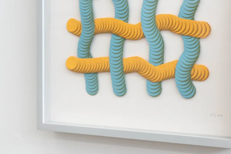 No.24 by Haneno Suzuki (Haneno Suzuki: Paper weaving)