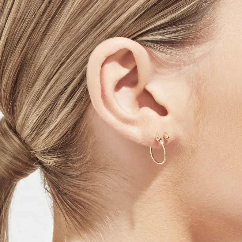 Shihara Twist Round Earring 01