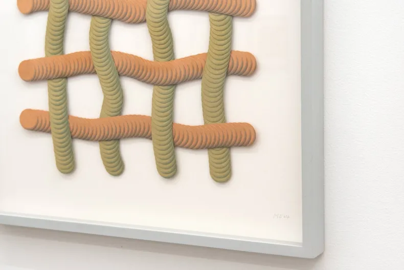 No.28 by Haneno Suzuki (Haneno Suzuki: Paper weaving)