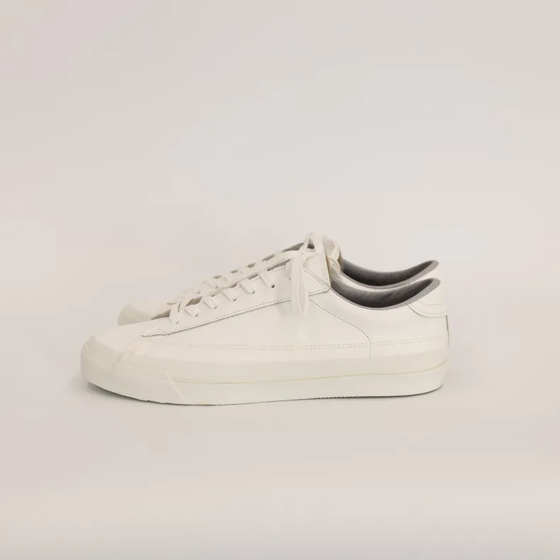 Asahi Low Leather White Shoes