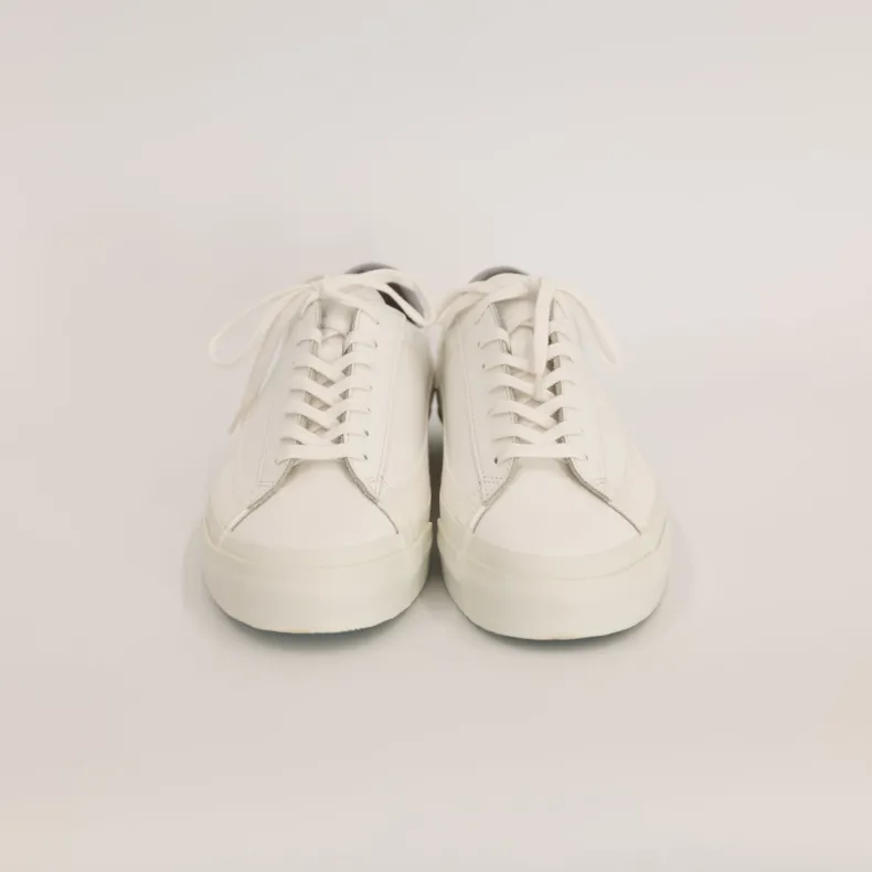 Asahi Low Leather White Shoes