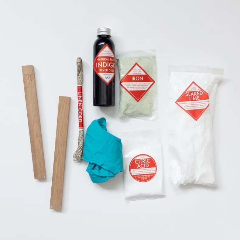 Indigo and Shibori Natural Dye Kit
